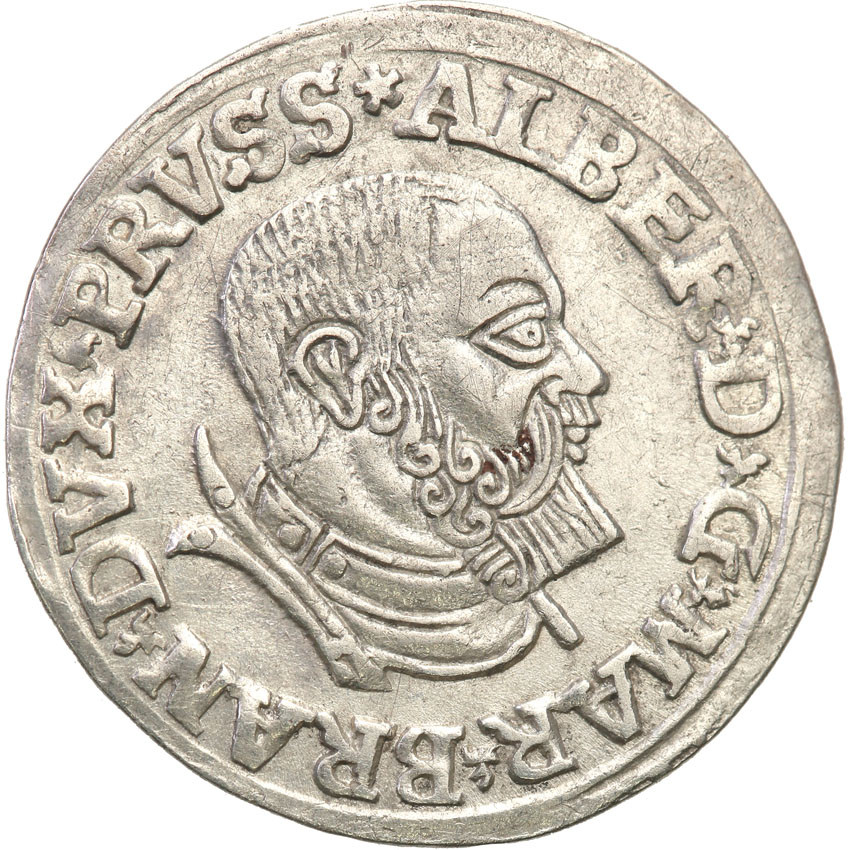 Prusy Książęce. Albrecht Hohenzollern. Trojak (3 grosze) 1535, Królewiec